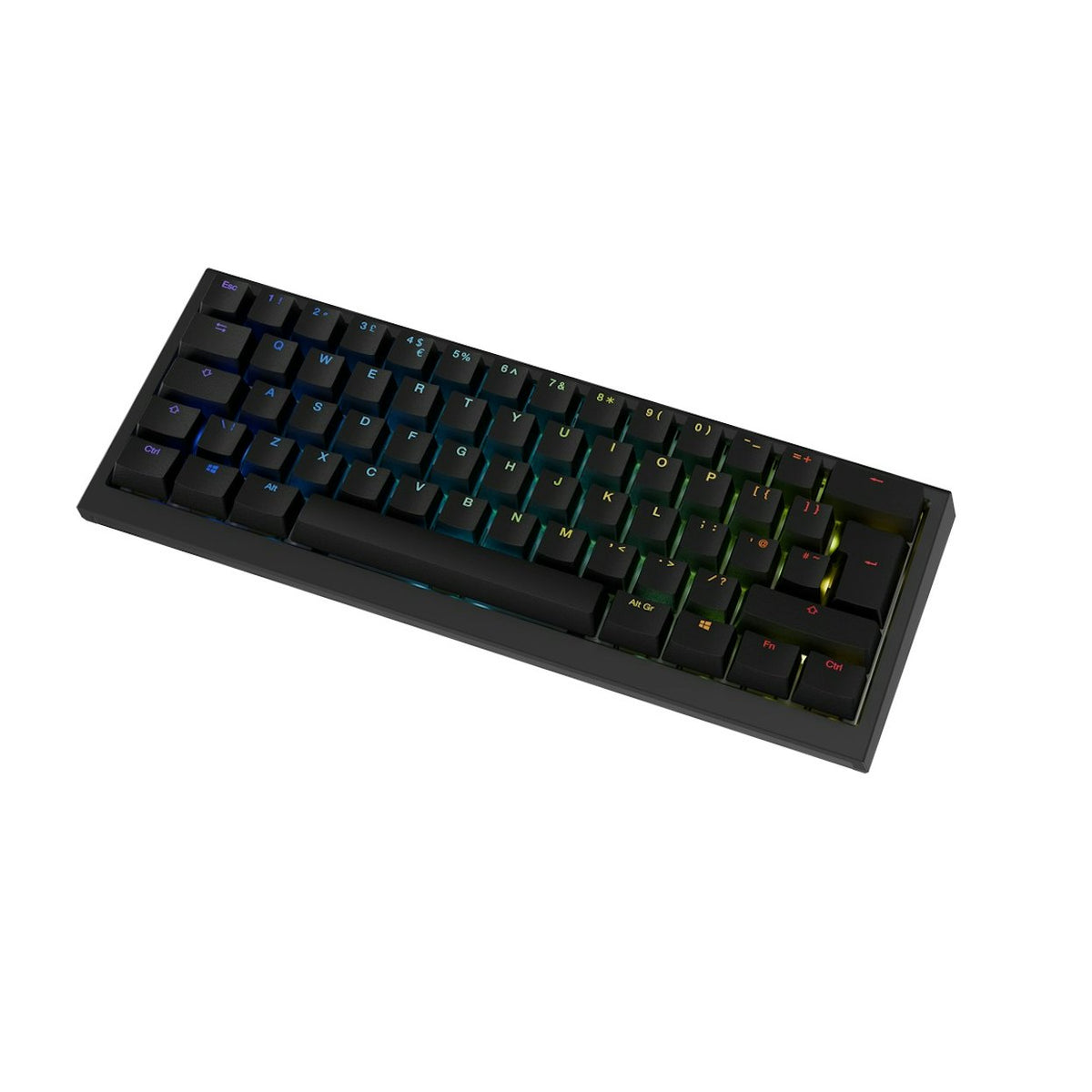 Ducky One X Mini 60% ISO UK Black Mechanical Keyboard