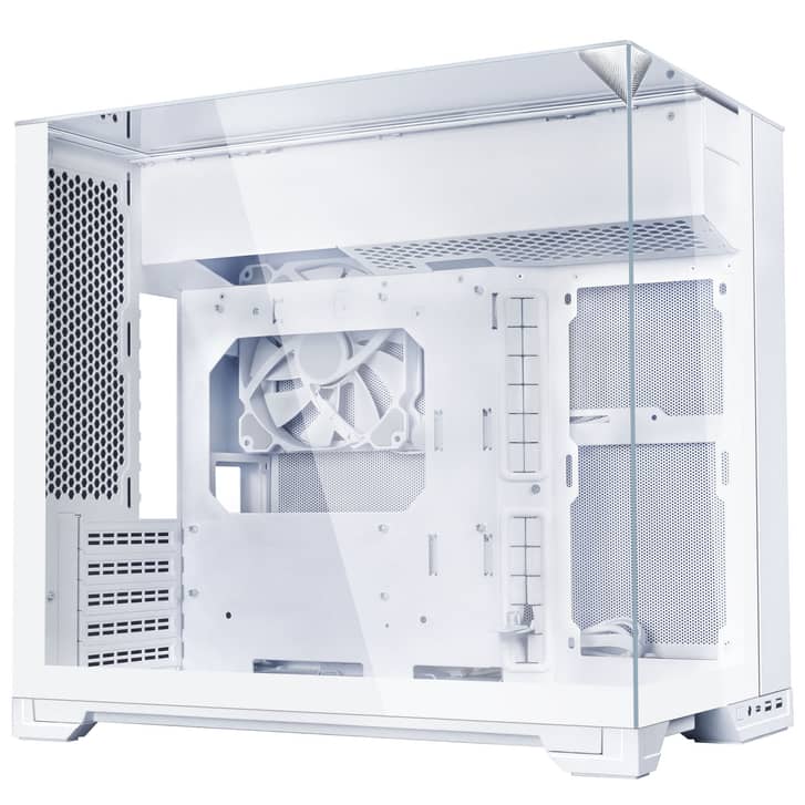 Lian Li O11 Vision-M White TG Dual Chamber Micro-ATX PC Case