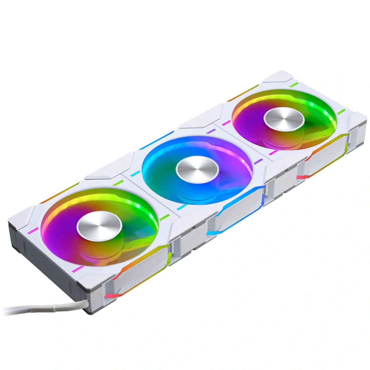 Phanteks D30 White D-RGB 120mm PWM Fans Triple Pack