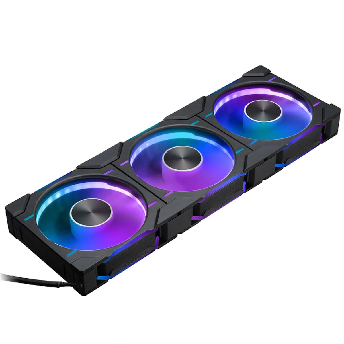 Phanteks D30 Black Reverse Airflow D-RGB 120mm PWM Fans Triple Pack
