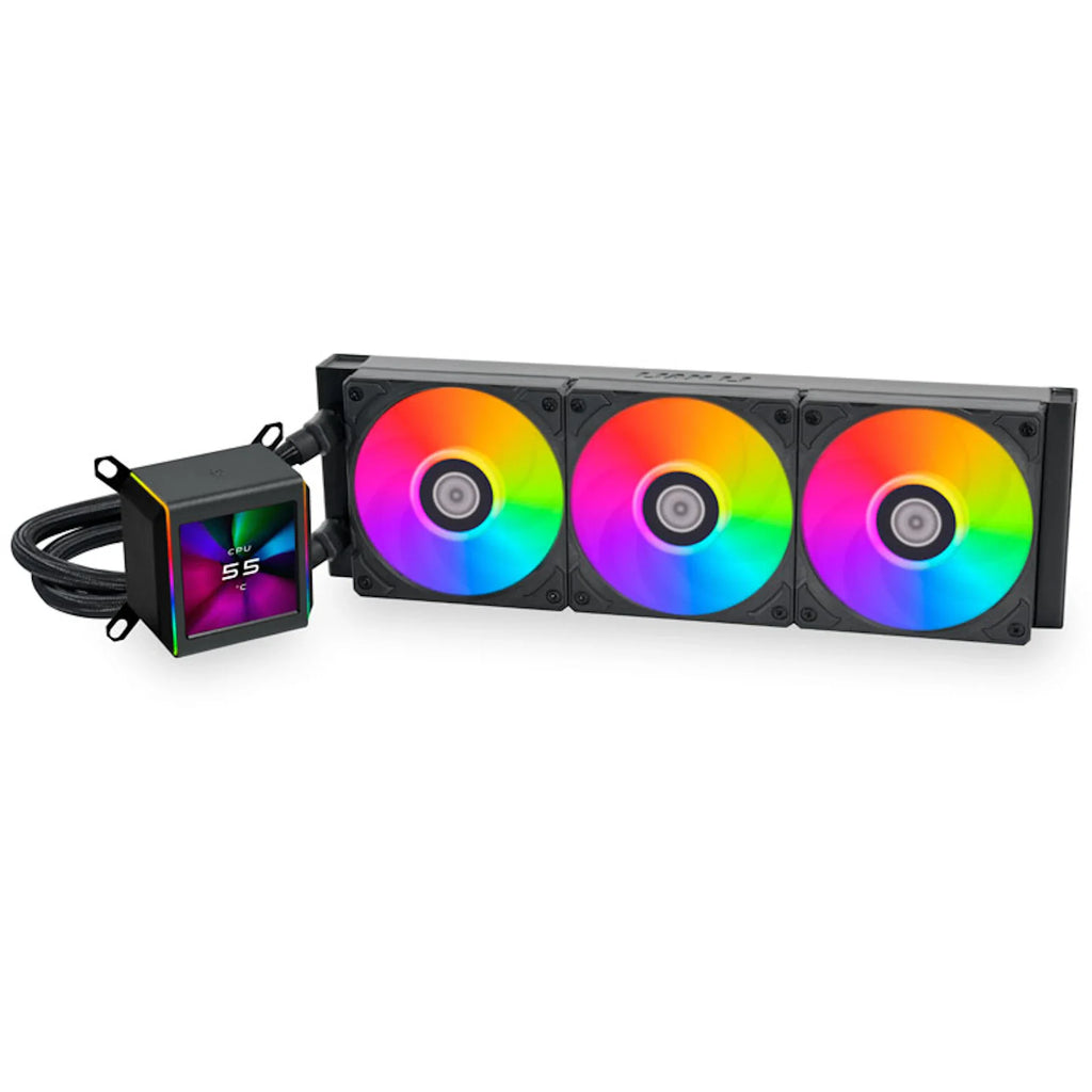 Lian Li Galahad II LCD Performance ARGB Black 360mm AIO Liquid Cooler