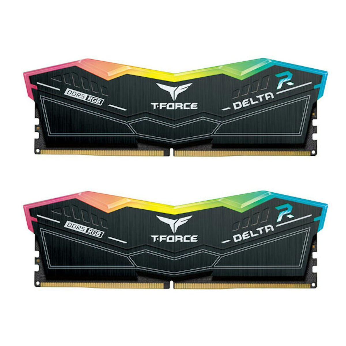 64GB (2x32GB) DDR5 6000MHZ CL38 TeamGroup T-Force Delta RGB Black RAM