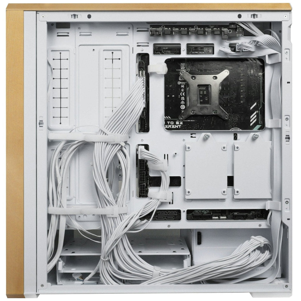 Lian Li Lancool 217 White Wood ATX PC Case