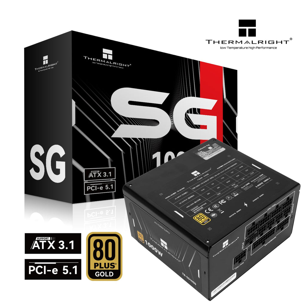 1000W Thermalright SG-1000 ATX 3.1 Gold Modular PSU