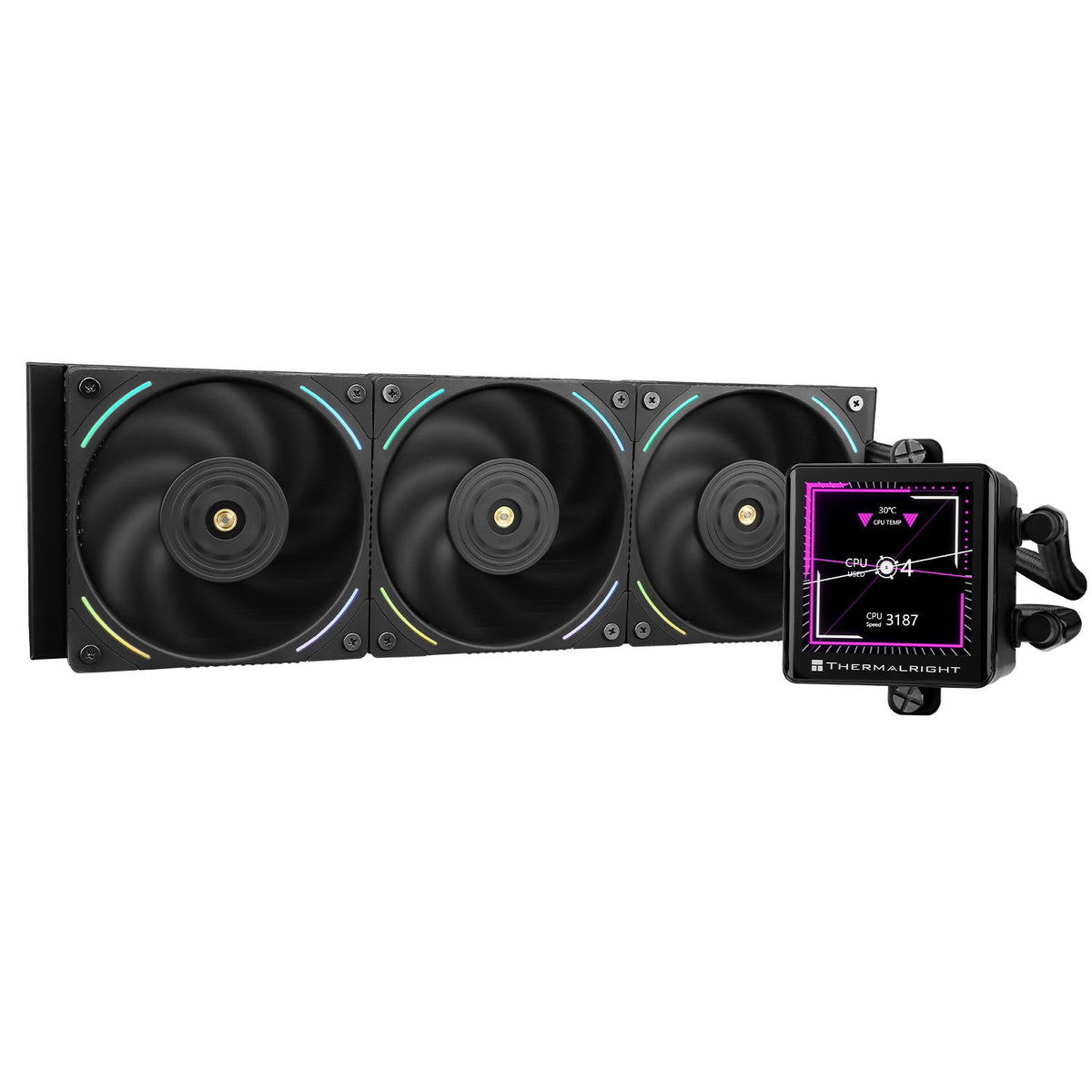 Thermalright Frozen Vision 360 Black LCD 360mm AIO Liquid Cooler