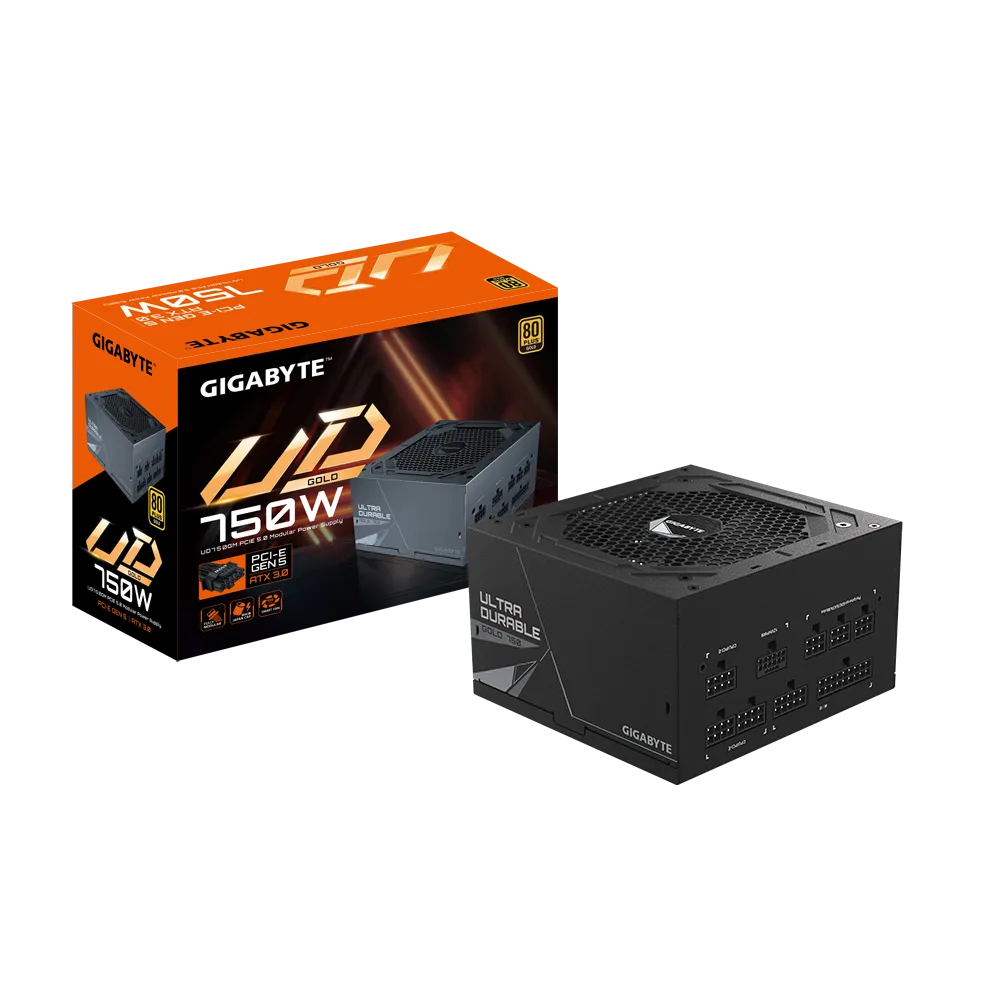 750W Gigabyte UD750GM PG5 ATX 3.0 Gold Modular PSU