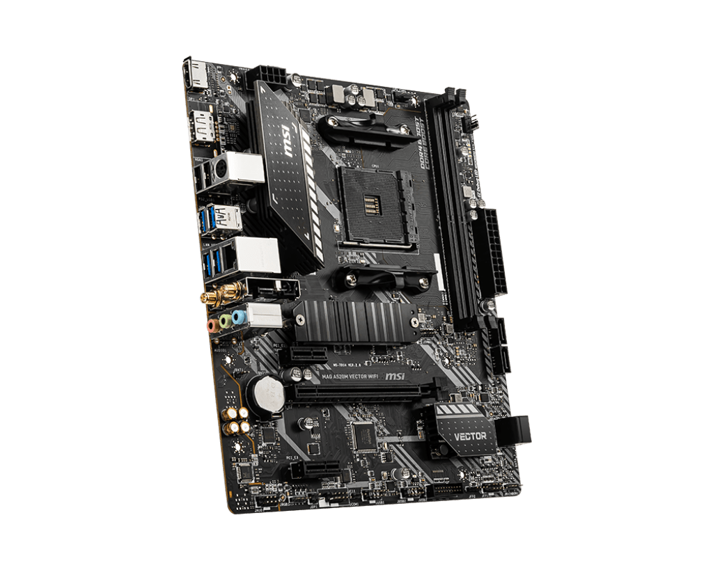 MSI MAG A520M Vector WIFI Micro ATX AM4 Motherboard