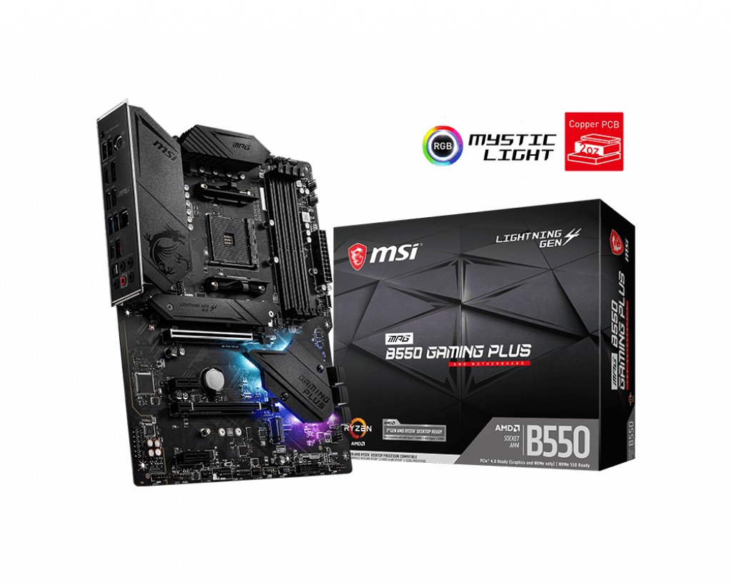 MSI MPG B550 Gaming Plus AM4 Motherboard