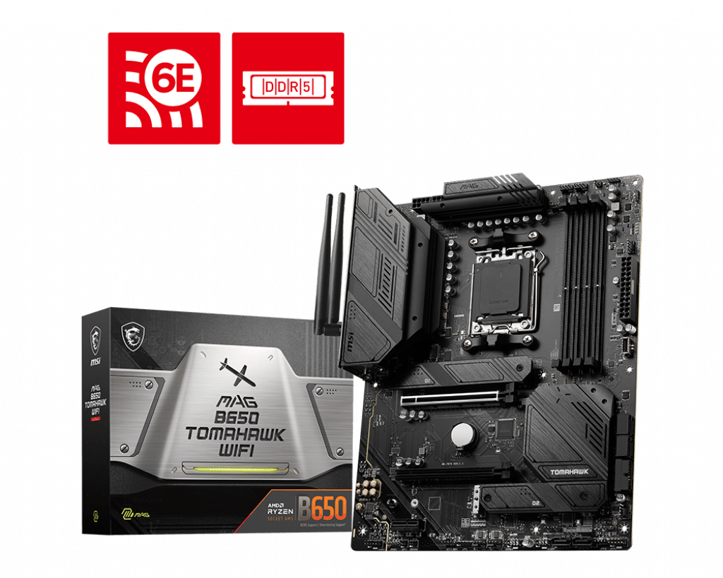 MSI MAG B650 Tomahawk WIFI ATX AM5 Motherboard