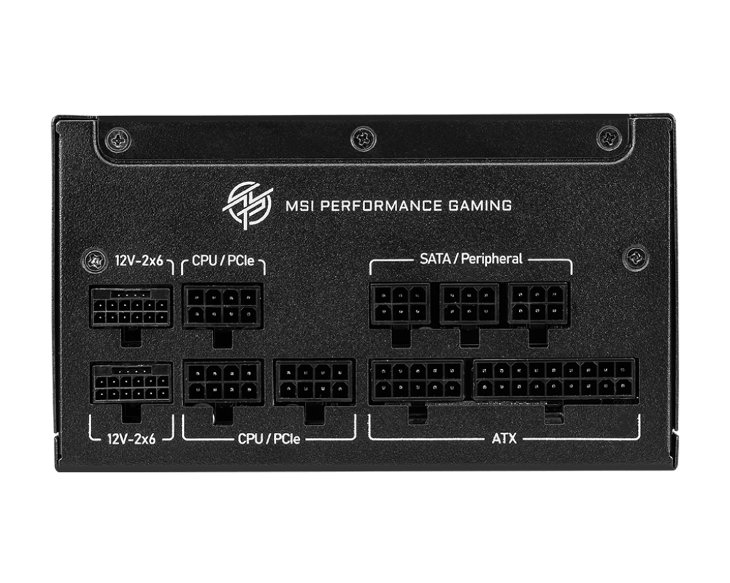 850W MSI MPG A850GS PCIE5 ATX 3.1 Gold Modular PSU
