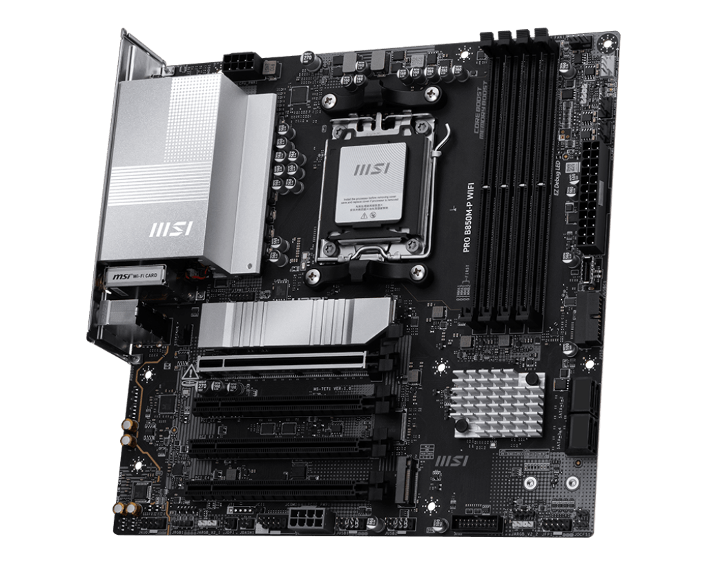 MSI PRO B850M-P WIFI Micro-ATX AM5 Motherboard