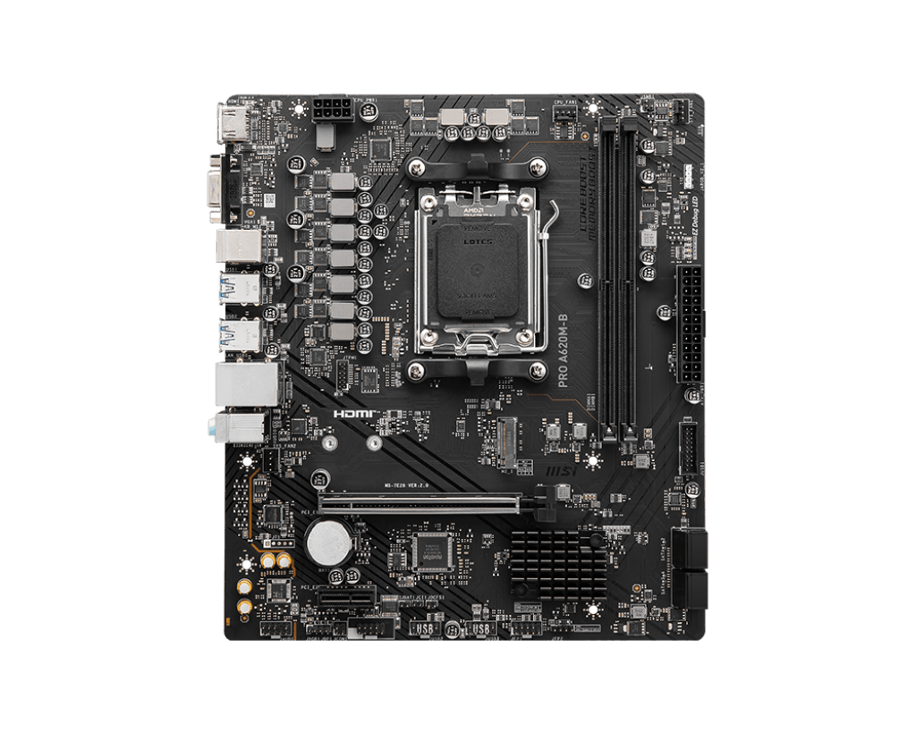 MSI PRO A620M-B Micro-ATX AM5 Motherboard
