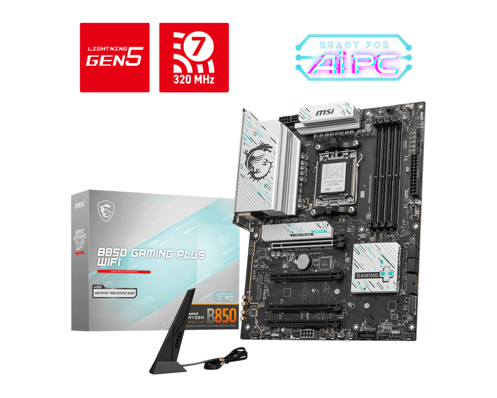 MSI B850 Gaming Plus WIFI ATX AM5 Motherboard