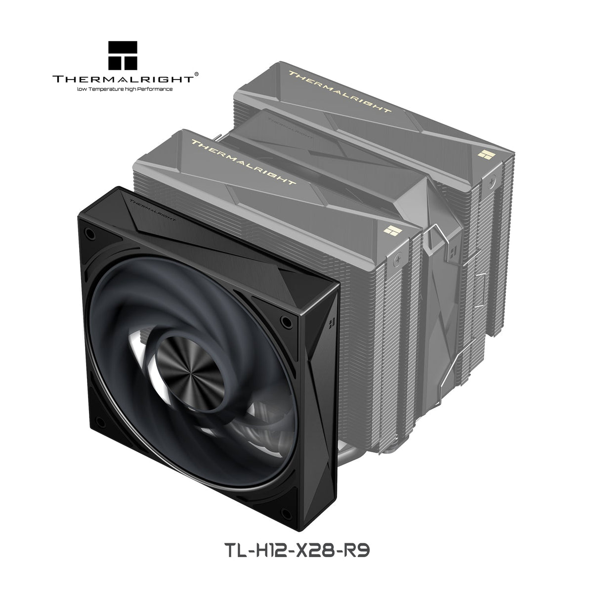 Thermalright TL-H12-X28-R9 Black 120mm PWM Fan
