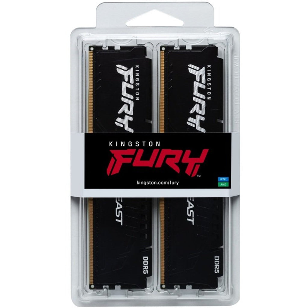 32GB (2x16GB) DDR5 5600MHZ CL38 Kingston Fury Beast RAM