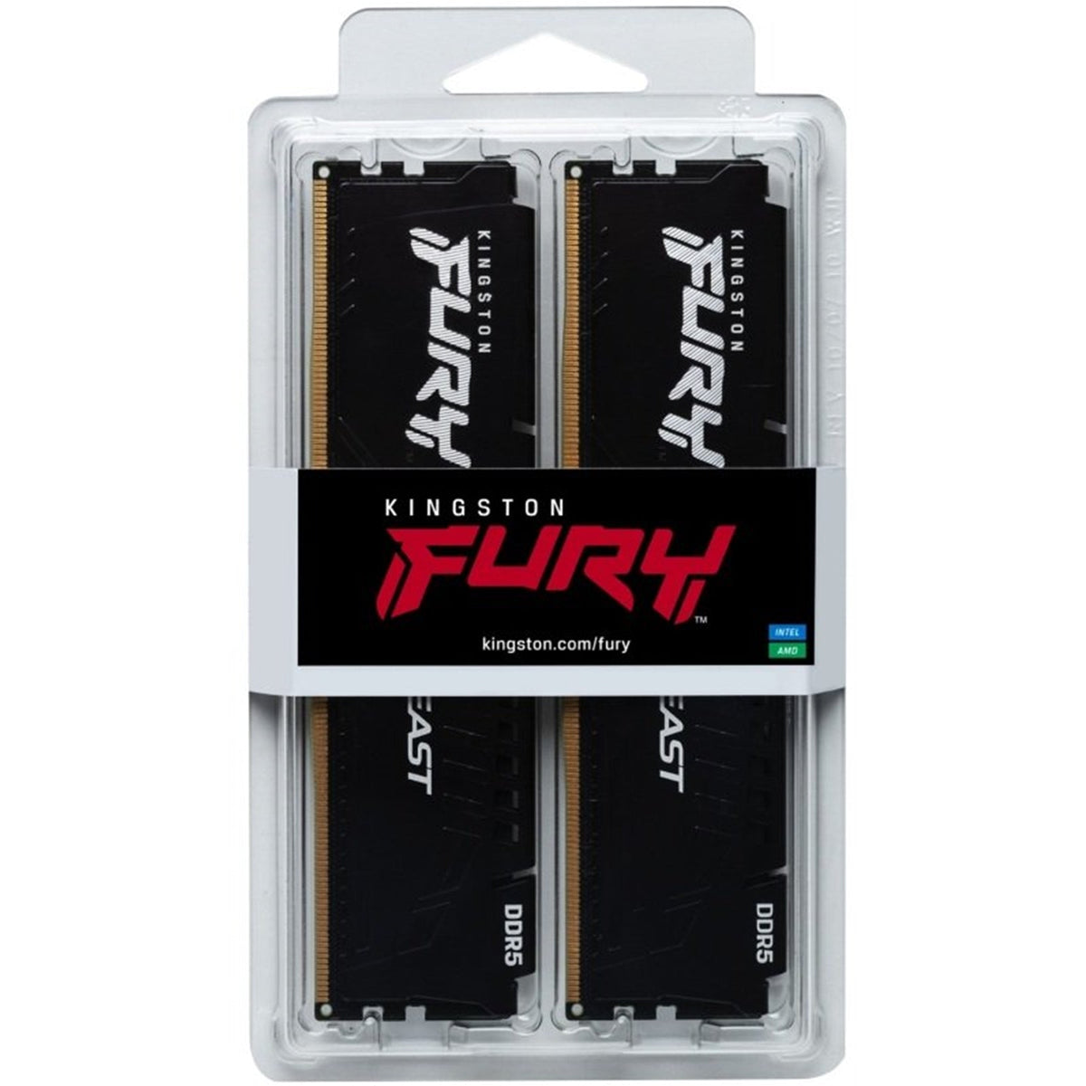 32GB (2x16GB) DDR5 5600MHZ CL38 Kingston Fury Beast RAM
