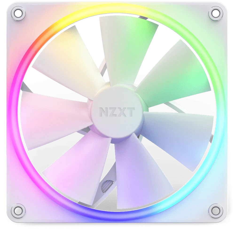 NZXT F140 RGB White 140mm PWM Fan
