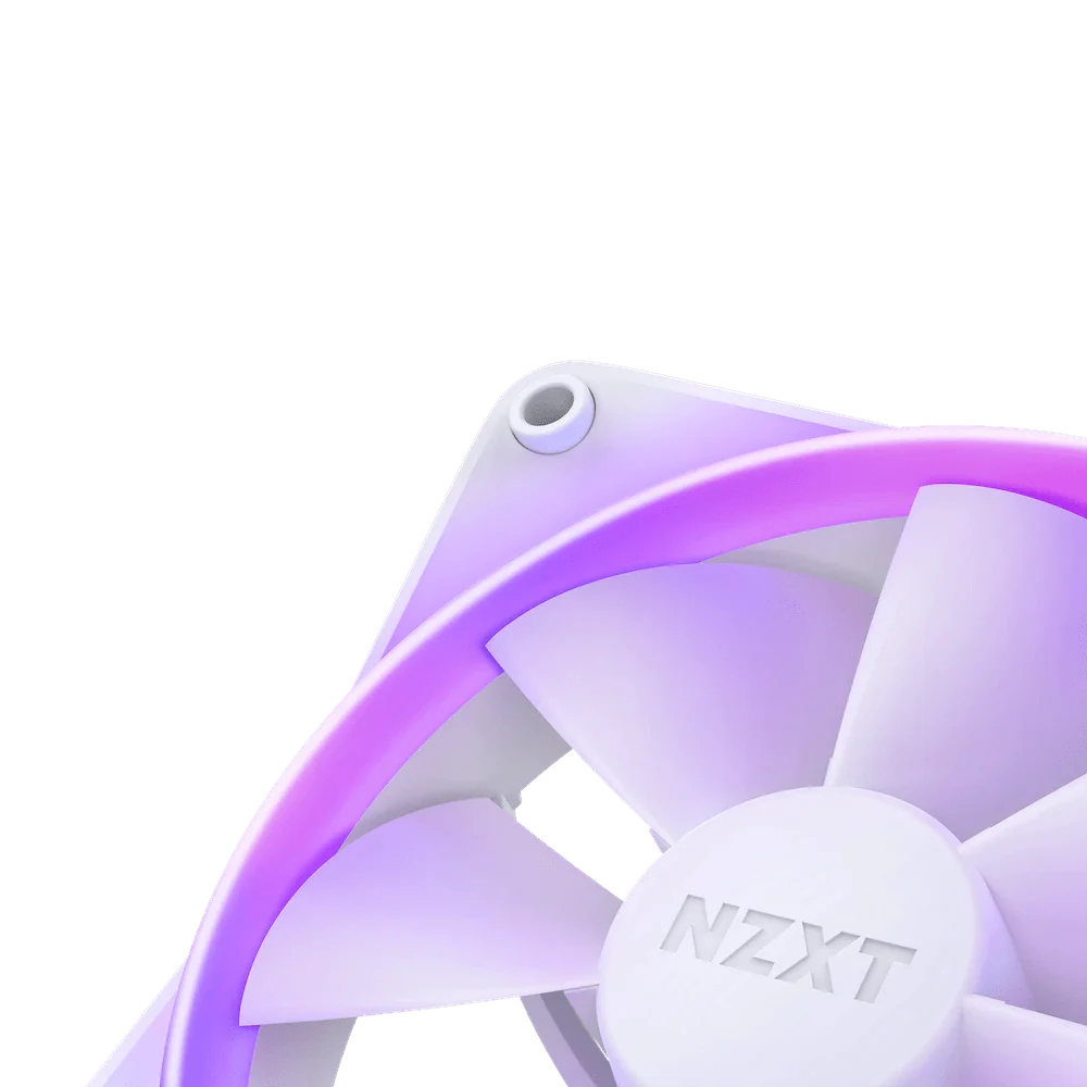 NZXT F120 RGB White 120mm PWM Triple Pack