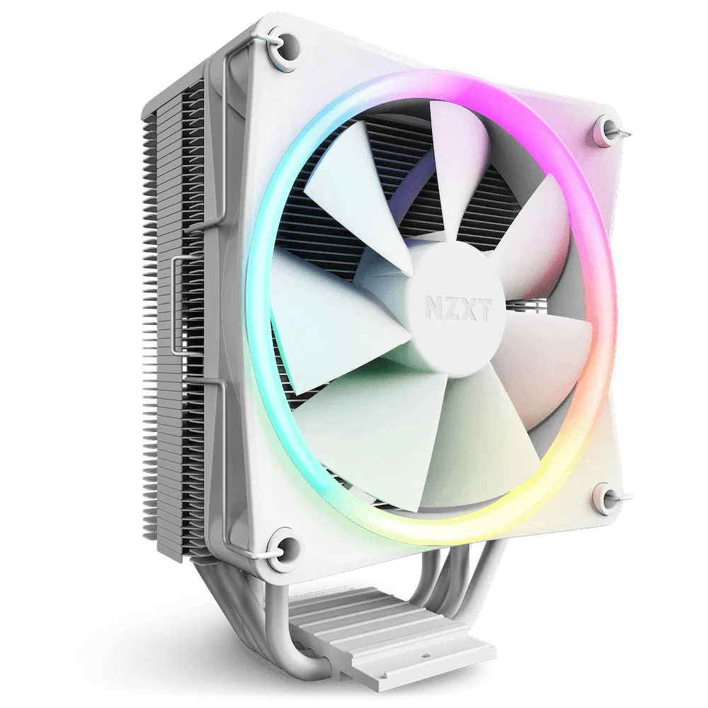 NZXT T120 RGB White 120mm Tower Air CPU Cooler