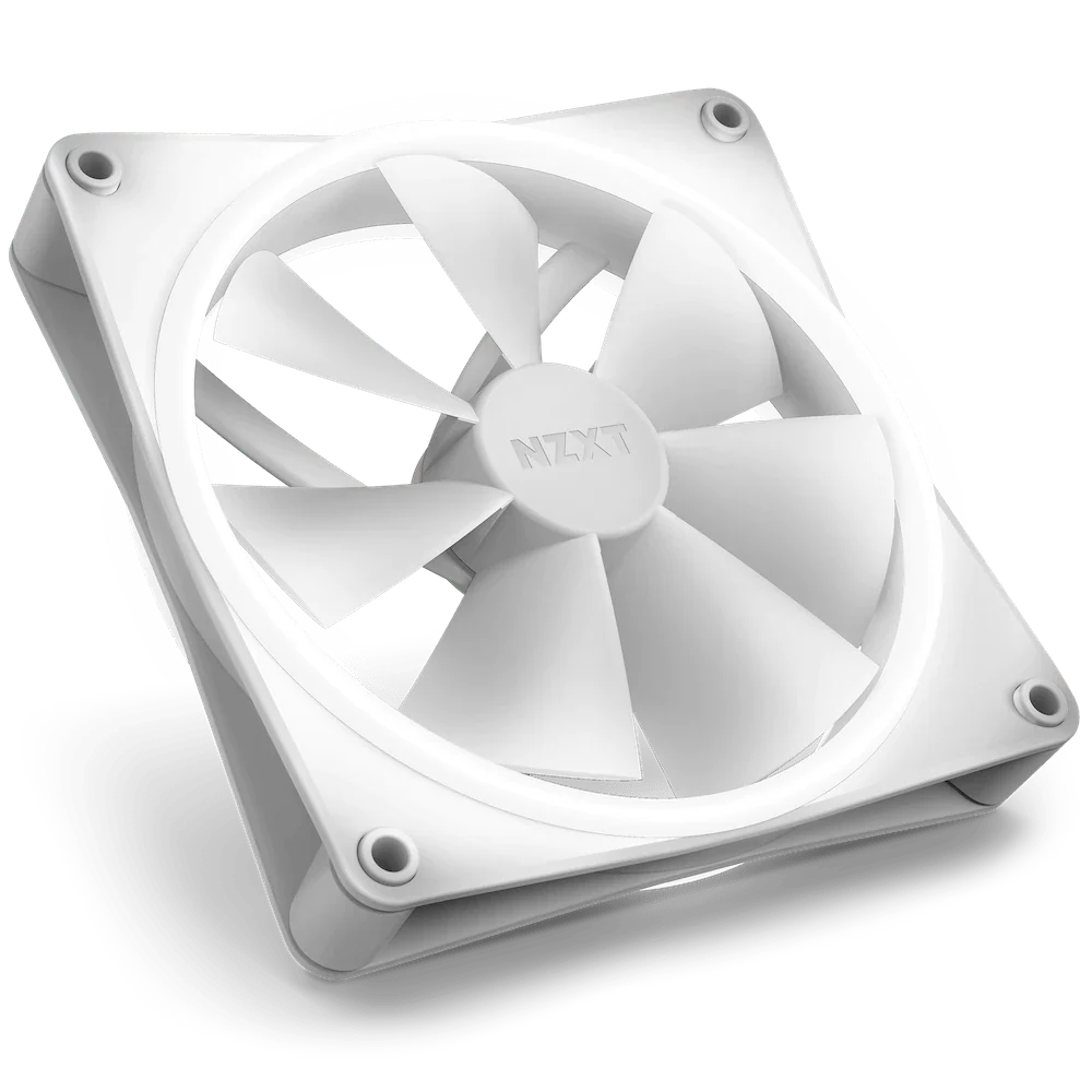 NZXT F140 RGB DUO White 140mm PWM Fan