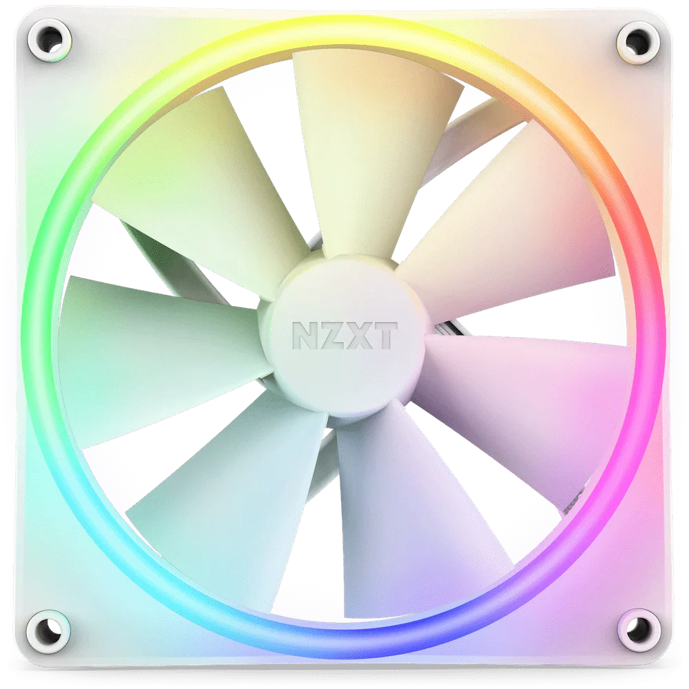 NZXT F140 RGB DUO White 140mm PWM Fan