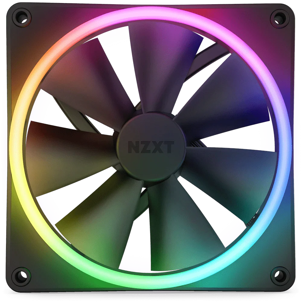 NZXT F140 RGB DUO Black 140mm PWM Fan