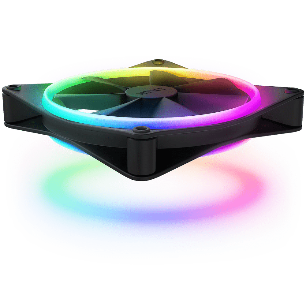 NZXT F140 RGB DUO Black 140mm PWM Fan