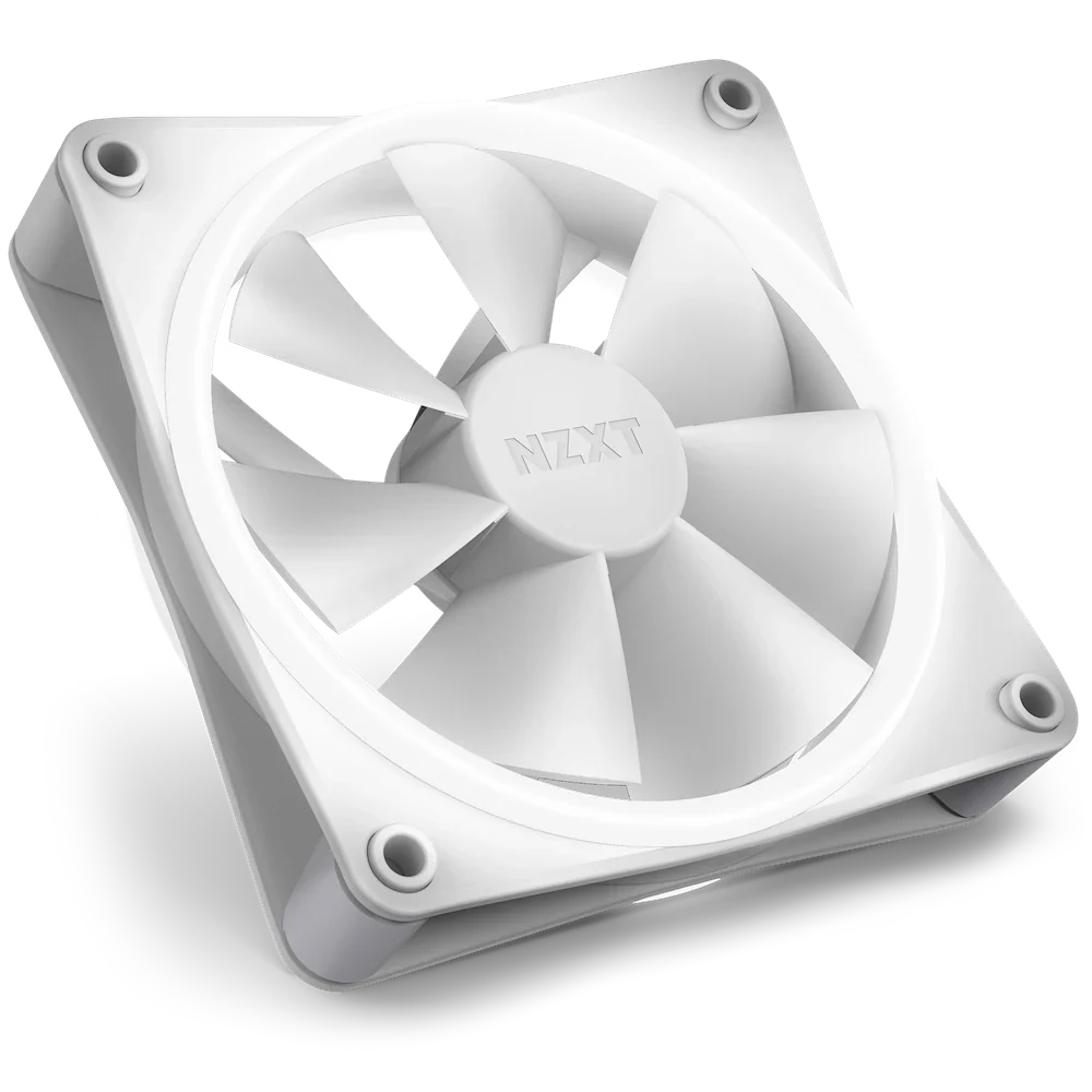 NZXT F120 RGB DUO White 120mm PWM Fan