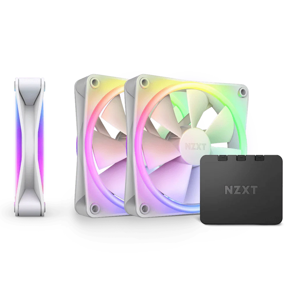 NZXT F120 RGB DUO White 120mm PWM Triple Pack