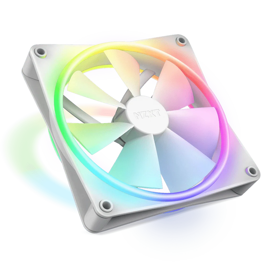 NZXT F140 RGB DUO White 140mm PWM Fan