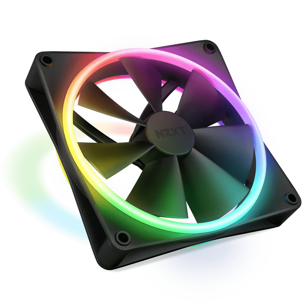 NZXT F140 RGB DUO Black 140mm PWM Fan