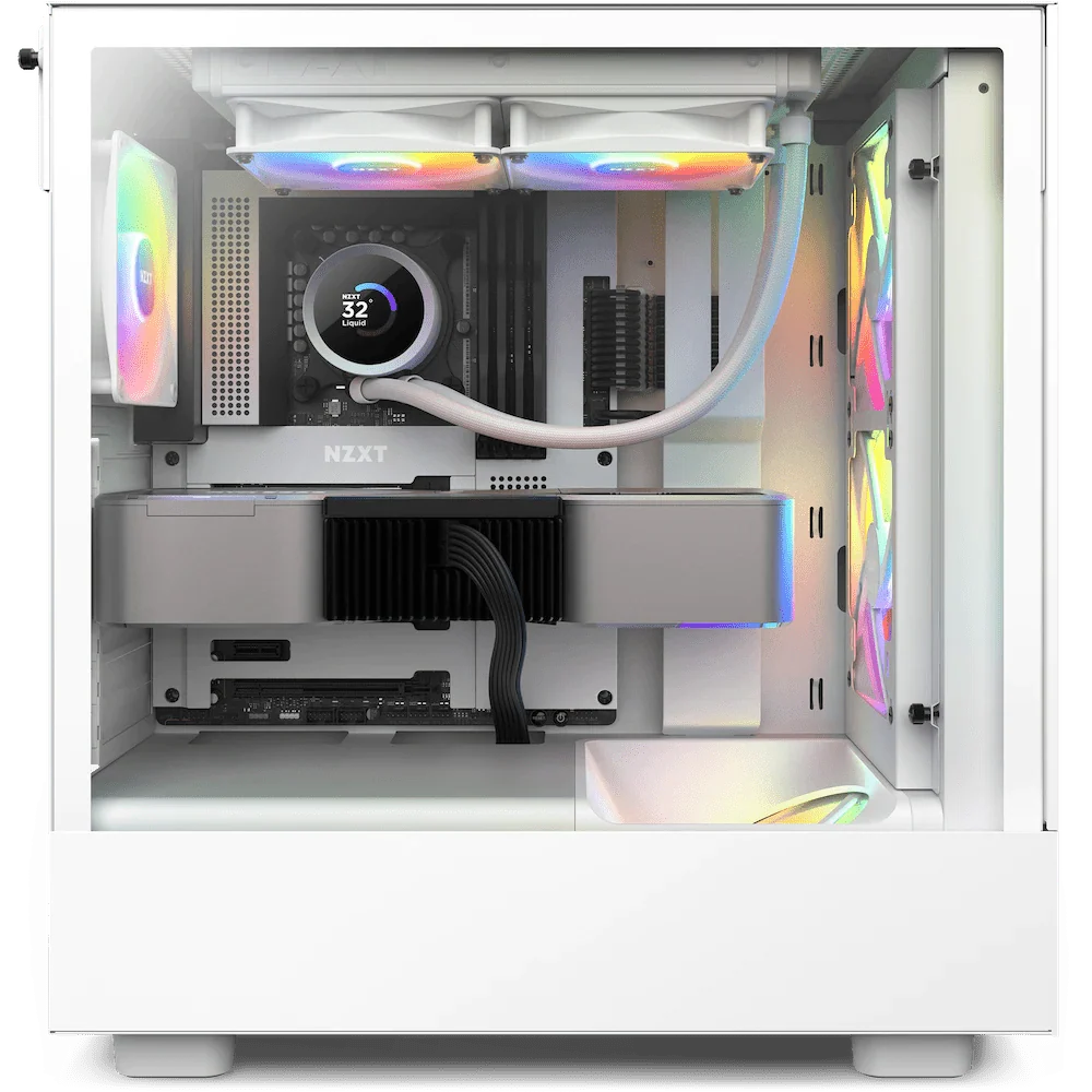 NZXT Kraken 240 RGB White 240mm LCD AIO Liquid Cooler