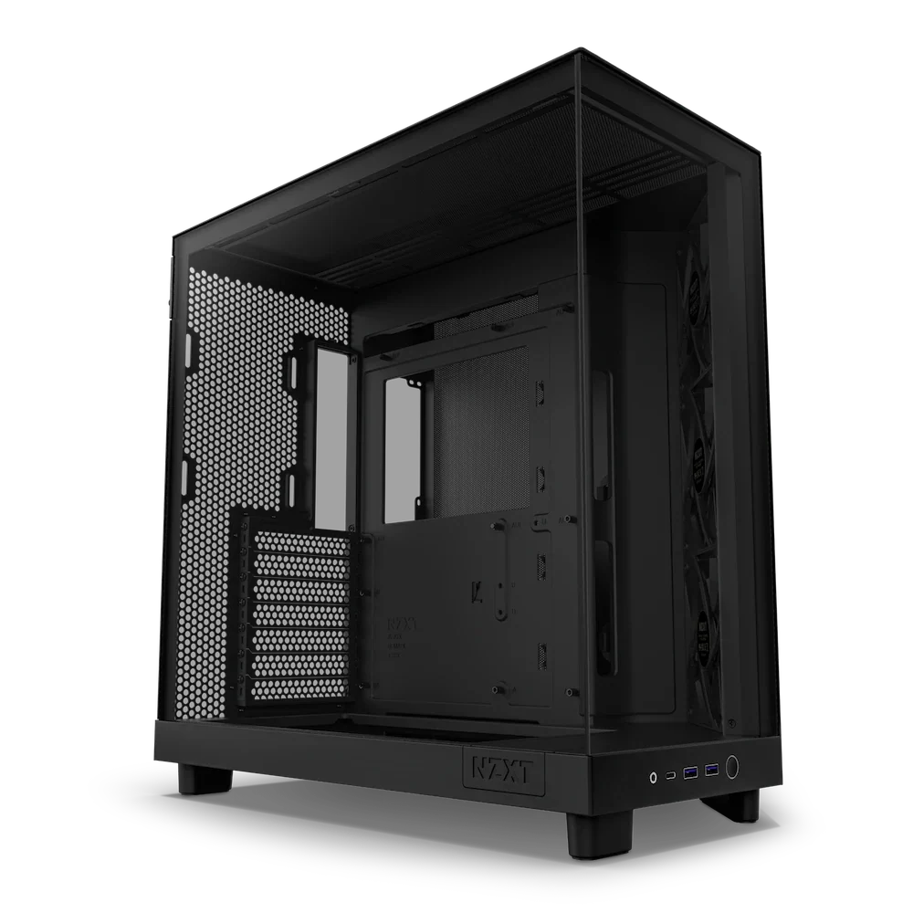 NZXT H6 Flow Black Dual Chamber ATX Case