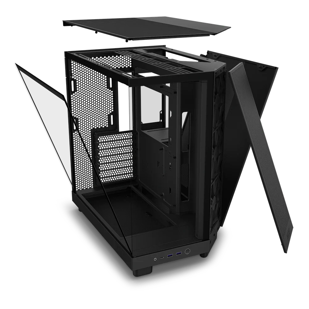 NZXT H6 Flow Black Dual Chamber ATX Case