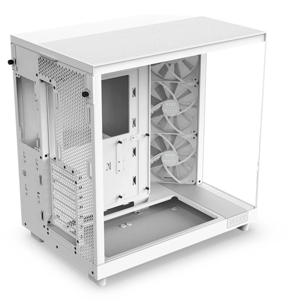 NZXT H6 Flow White Dual Chamber ATX Case