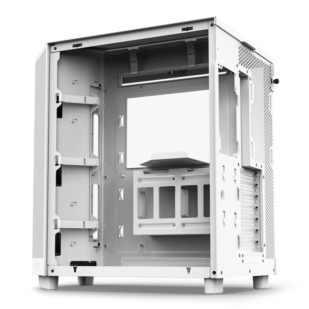 NZXT H6 Flow RGB White Dual Chamber ATX Case