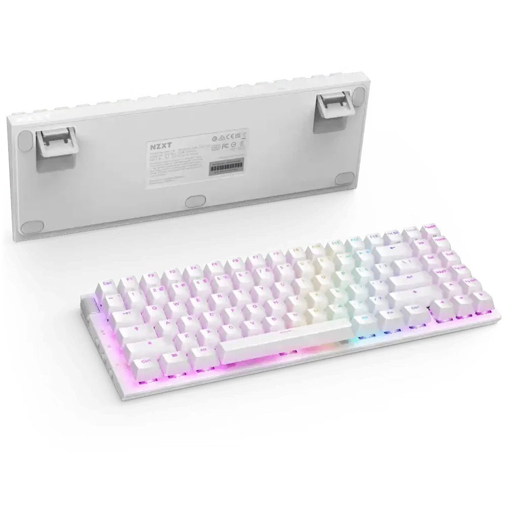 NZXT Function 2 RGB MiniTKL White ISO UK Mechanical Keyboard