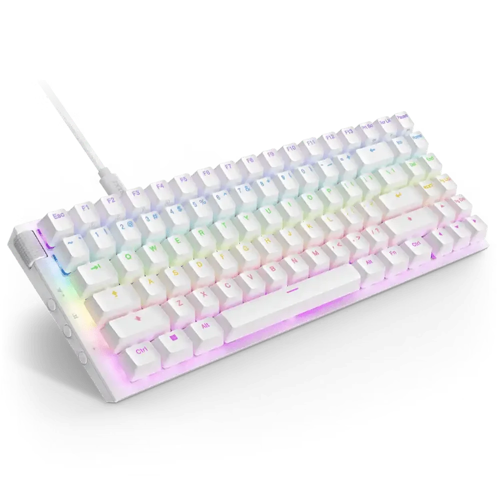 NZXT Function 2 RGB MiniTKL White ISO UK Mechanical Keyboard