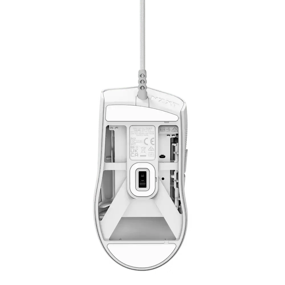 NZXT Lift 2 ERGO White Lightweight Optical Gaming Mouse