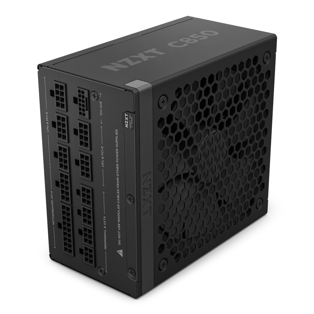 850W NZXT C850 2024 ATX 3.1 Gold Modular PSU