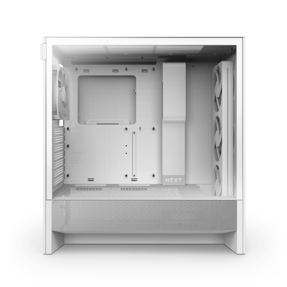 NZXT H5 Flow RGB 2024 White ATX Mid Tower PC Case