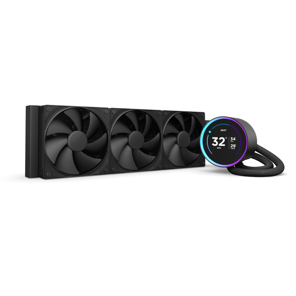 NZXT Kraken 360 Elite 2024 Black LCD AIO Liquid Cooler