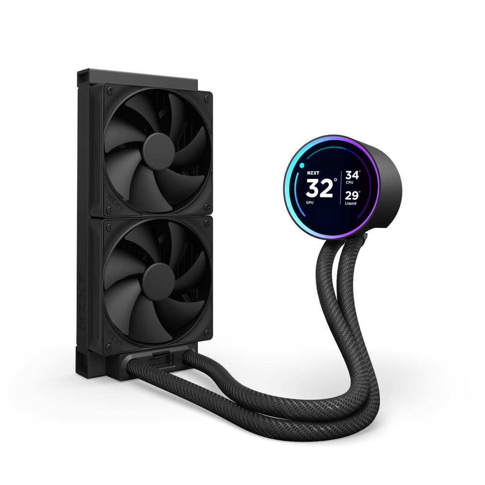 NZXT Kraken 240 Elite 2024 Black LCD AIO Liquid Cooler