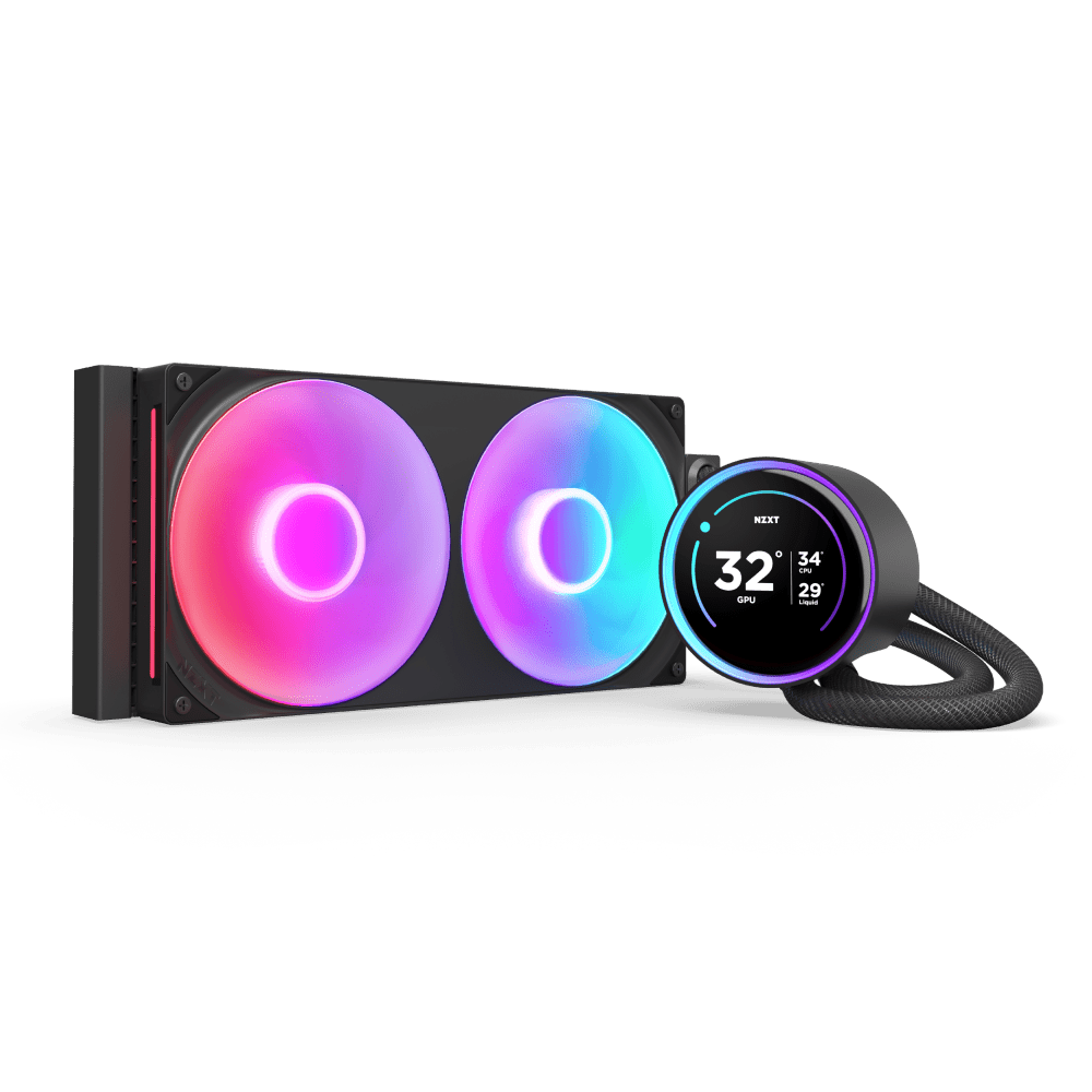 NZXT Kraken 280 Elite RGB 2024 Black LCD AIO Liquid Cooler