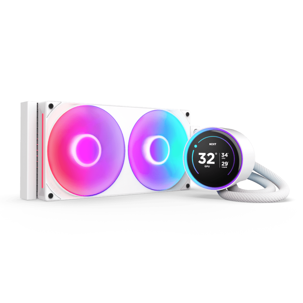 NZXT Kraken 280 Elite RGB 2024 White LCD AIO Liquid Cooler