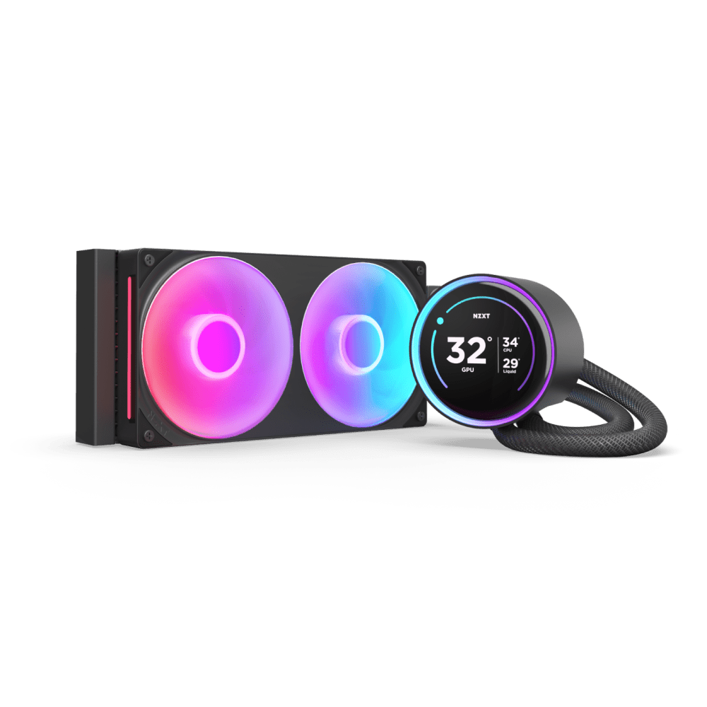 NZXT Kraken 240 Elite RGB 2024 Black LCD AIO Liquid Cooler