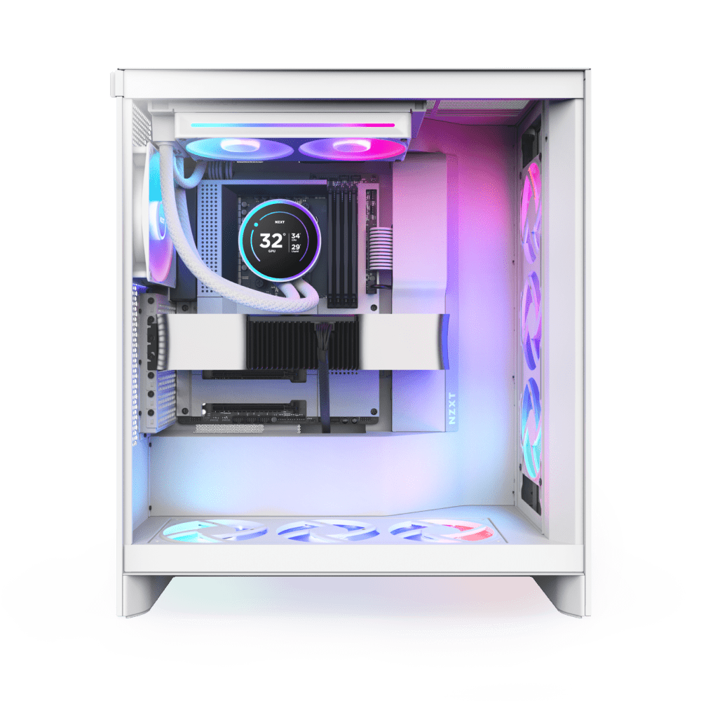 NZXT Kraken 240 Elite RGB 2024 White LCD AIO Liquid Cooler