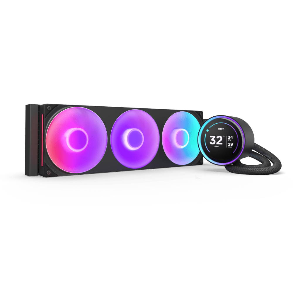 NZXT Kraken 360 Elite RGB 2024 Black LCD AIO Liquid Cooler
