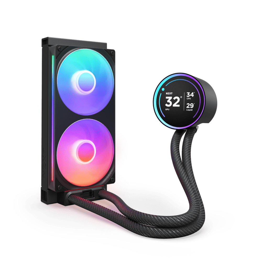NZXT Kraken 240 Elite RGB 2024 Black LCD AIO Liquid Cooler