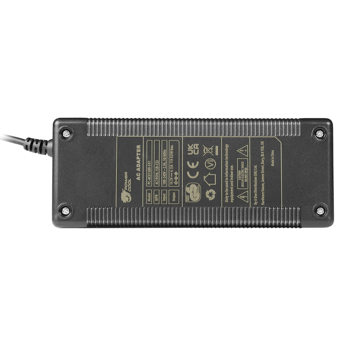 Powercool 120W 19.5v Universal Laptop AC Charger